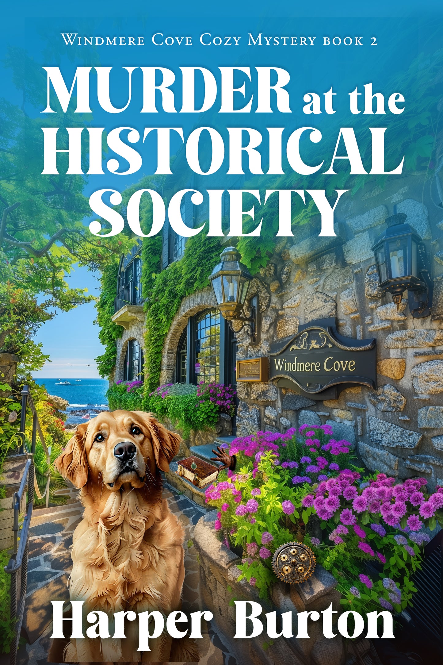 Murder at the Historical Society ebook cover by Harper Burton