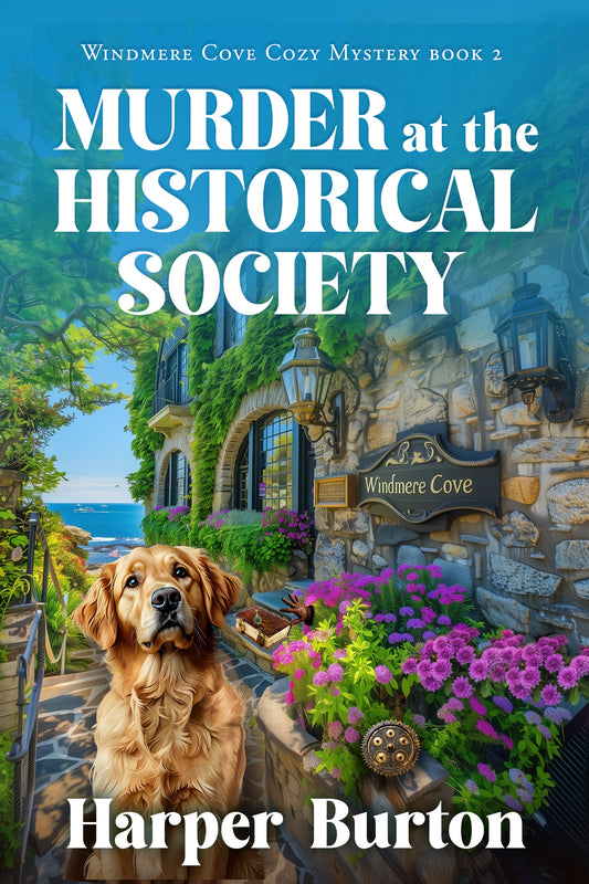 Murder at the Historical Society ebook cover by Harper Burton