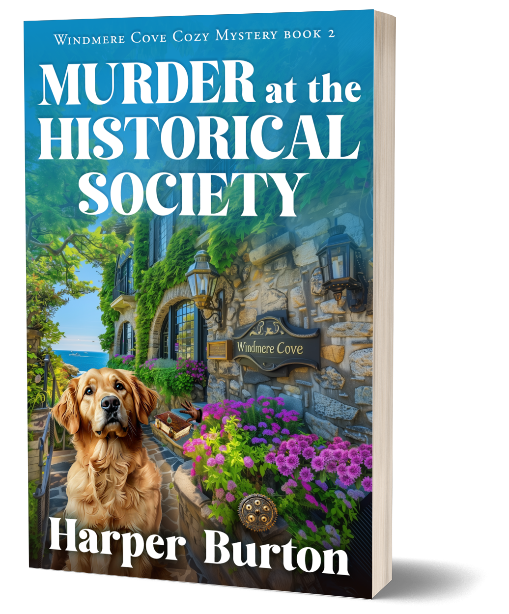 Murder at the Historical Society paperback by Harper Burton