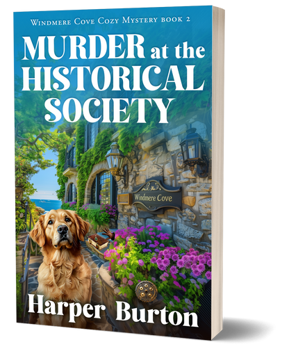 Murder at the Historical Society paperback by Harper Burton