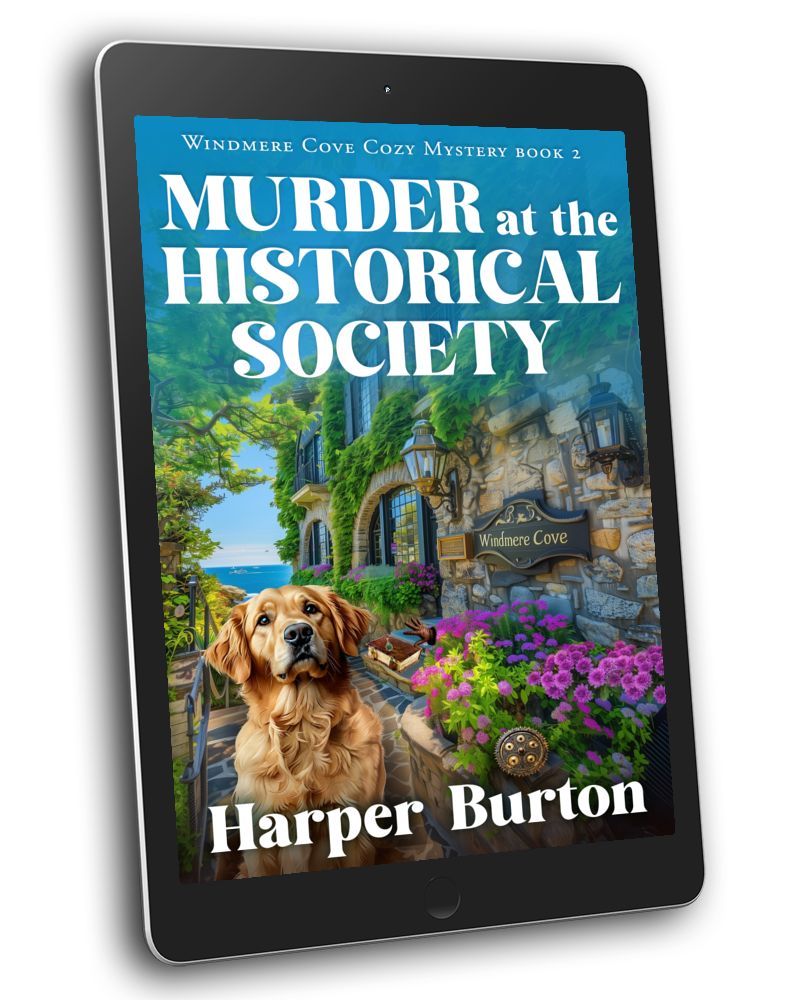 Murder at the Historical Society ebook cover by Harper Burton