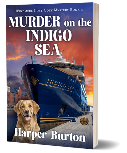 Murder on the Indigo Sea paperback by Harper Burton
