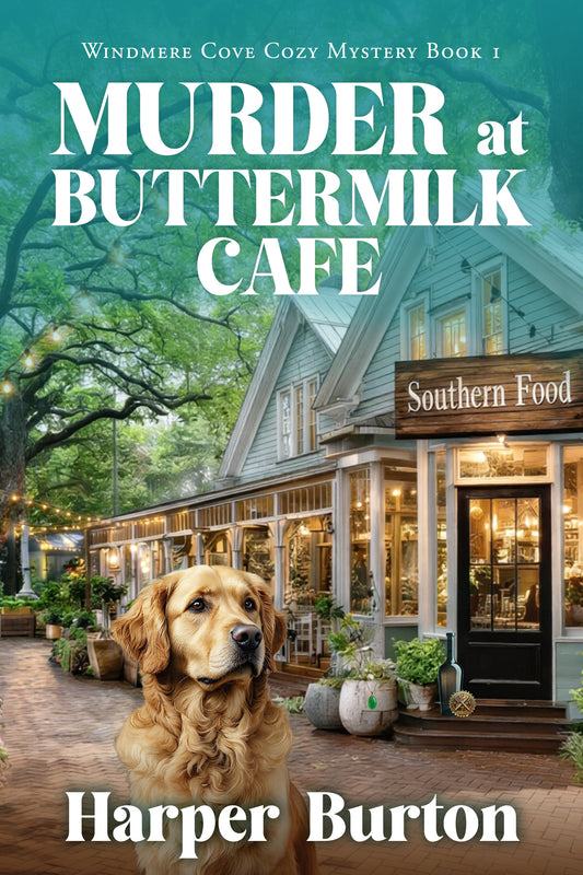 Murder at Buttermilk Cafe ebook cover by Harper Burton